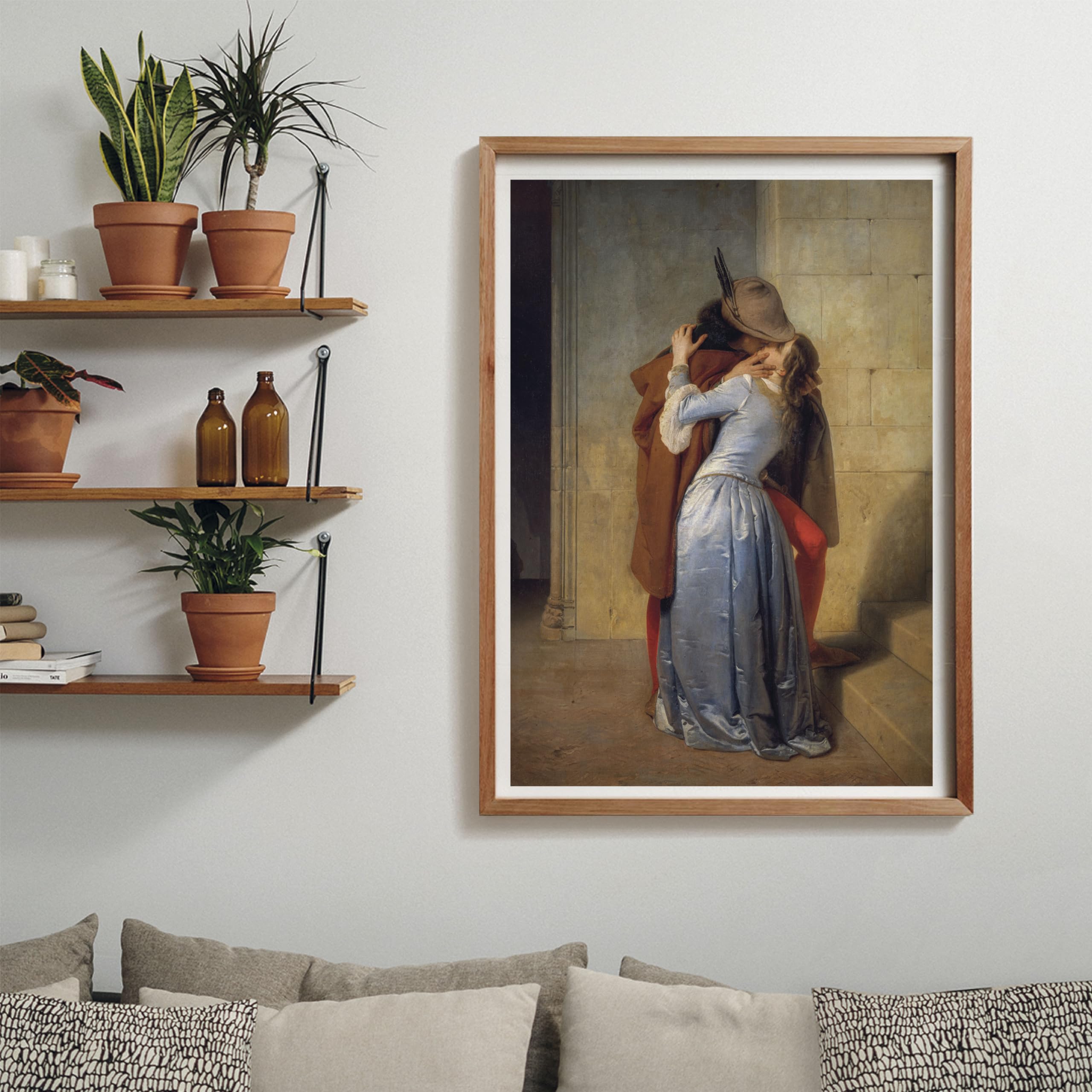 Clementoni - Puzzle 1000 Pezzi Arte per Adulti e Ragazzi, Museum Collection, Tema Bacio di Hayez, Idea Regalo Uomo e Donna, Made in Italy, 70x50 cm, 39994