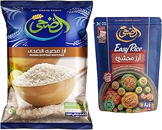 كيس أرز مصري من الضحى، 5 كجم (عبوة من 1 قطعة)، وكيس أرز محشي ايزي رايز - 342 جم