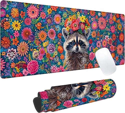 Miniatura 12 de Alfombrilla de mouse para juegos de graffiti alienígena, alfombrilla de escritorio de oficina, base de goma antideslizante, alfombrillas de mouse