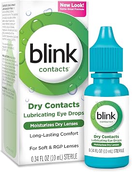 Blink Contacts Lubricant Eye Drops, 10 ml (Pack of 3)