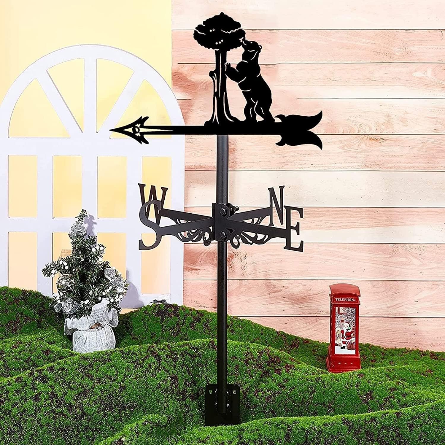 金属製風見台、動物用ステンレススチール風見鶏、中空彫刻