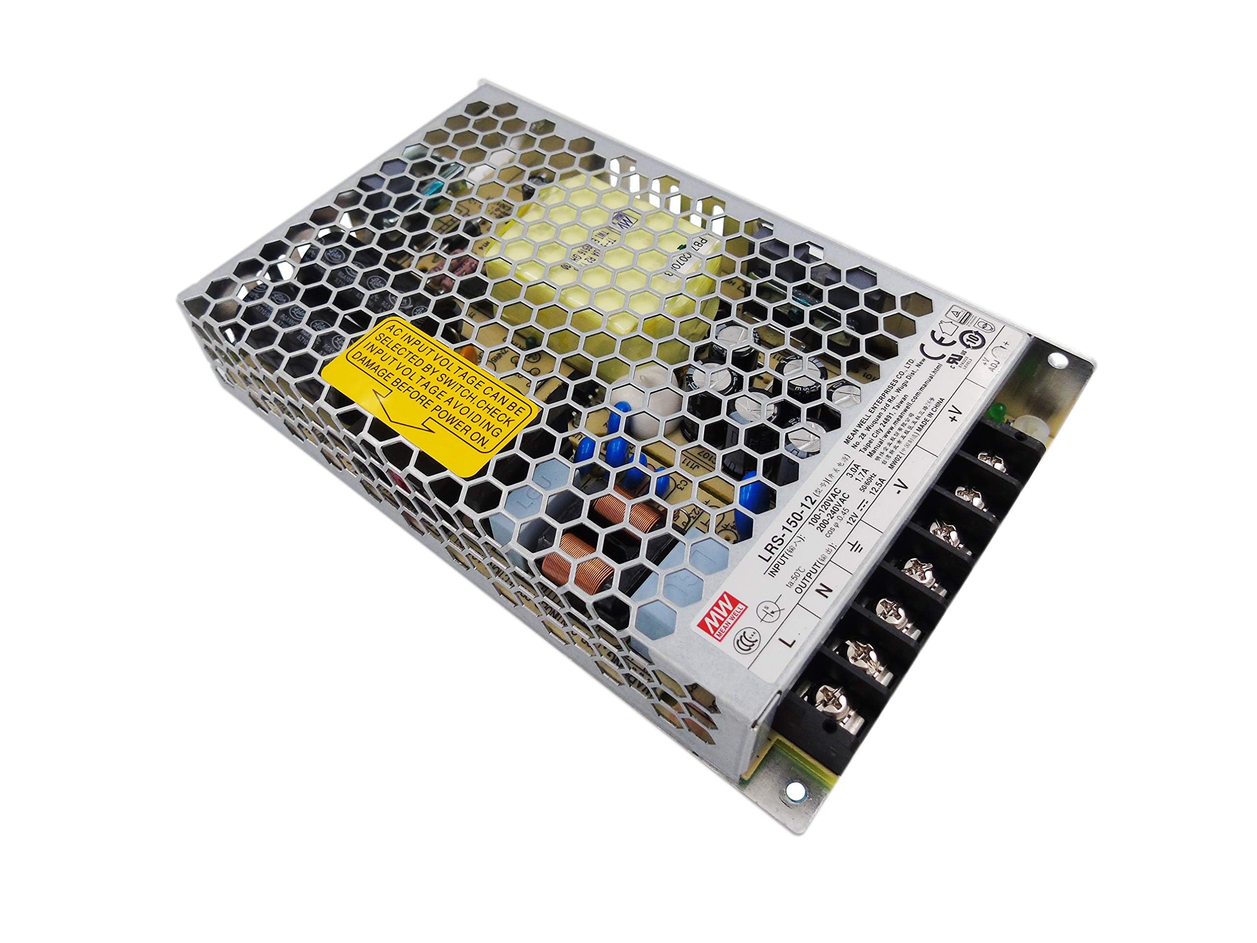 MeanWell LRS-150-12, Zasilacz Max 150W DC 12V IP20 Transformator Mean Well dla Led