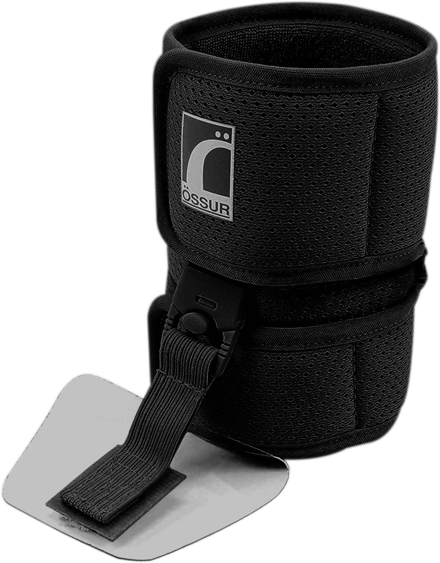 Ossur Foot-Up Drop Foot Brace | Ankle-Foot Orthosis (AFO) for Drop Foot Support | Lightweight, Adjustable Wrap for All-Day Comfort | Breathable Material for All Day Walking | (Black, X-Large)