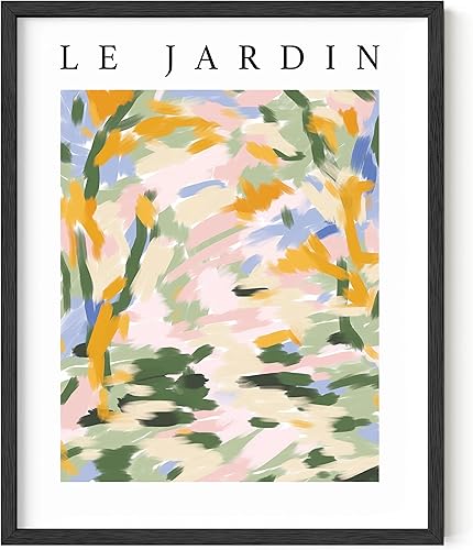 HAUS AND HUES Pósteres de arte impresionista, decoración de pared pastel danés, impresiones de sala artística, póster de exposición de arte de Le