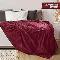 Vista 160 de Utopia Bedding - Manta de vellón de lujo, mullida, antiestática; manta de suave microfibra de 8.8 oz/yd² (300 g/m²) para sofá y cama; tamaño Gris