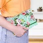 Spiral Journal Notebook, Hardcover Lined Journal for Women, 8.4 x 6 inch, 160 Pages Thick Paper,Cute Aesthetic Floral College Ruled Notebooks for Work Writing Journaling Office School, Flower
