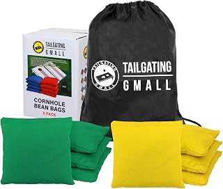 Cornhole Bags Set of 8 Regulation Professional Corn Hole Bean Bags Weather Resistant for Tossing Adults Yard Game