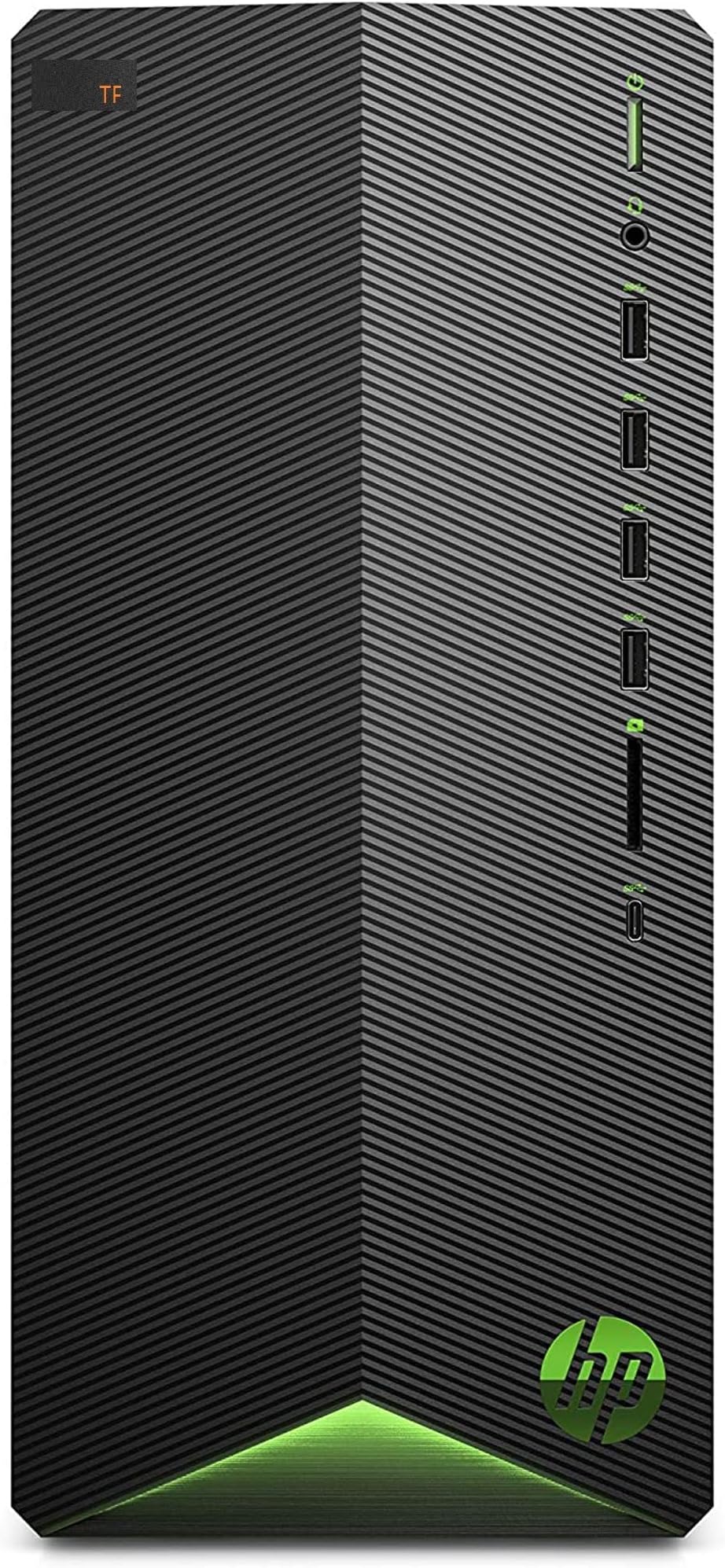 HP Newest Pavilion Premium Gaming Desktop PC: 6-Core AMD Gaming Processor Ryzen 5 5600G(Upto 4.4GHz), 16GB RAM, 1TB SSD, 4GB AMD Radeon RX5500, WiFi, Bluetooth, HDMI, DP, USB-C, Win10, TF
