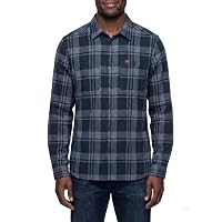 DANISH ENDURANCE Camicia Flanella Uomo, Cotone Biologico