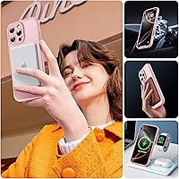 Vista 261 de TOCOL Funda magnética para iPhone 15 Pro Max, protección completa mejorada de la cámara, compatible con Magsafe, protección contra caídas, funda