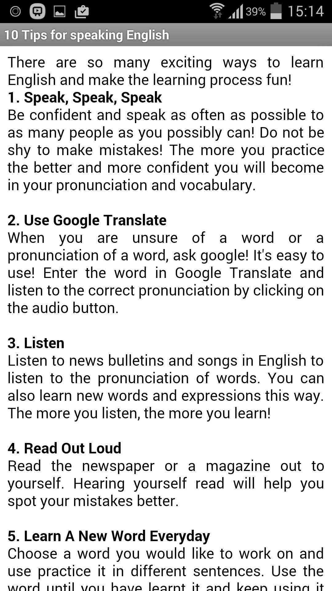 Key English Tips English Tips For You - App on Amazon Appstore