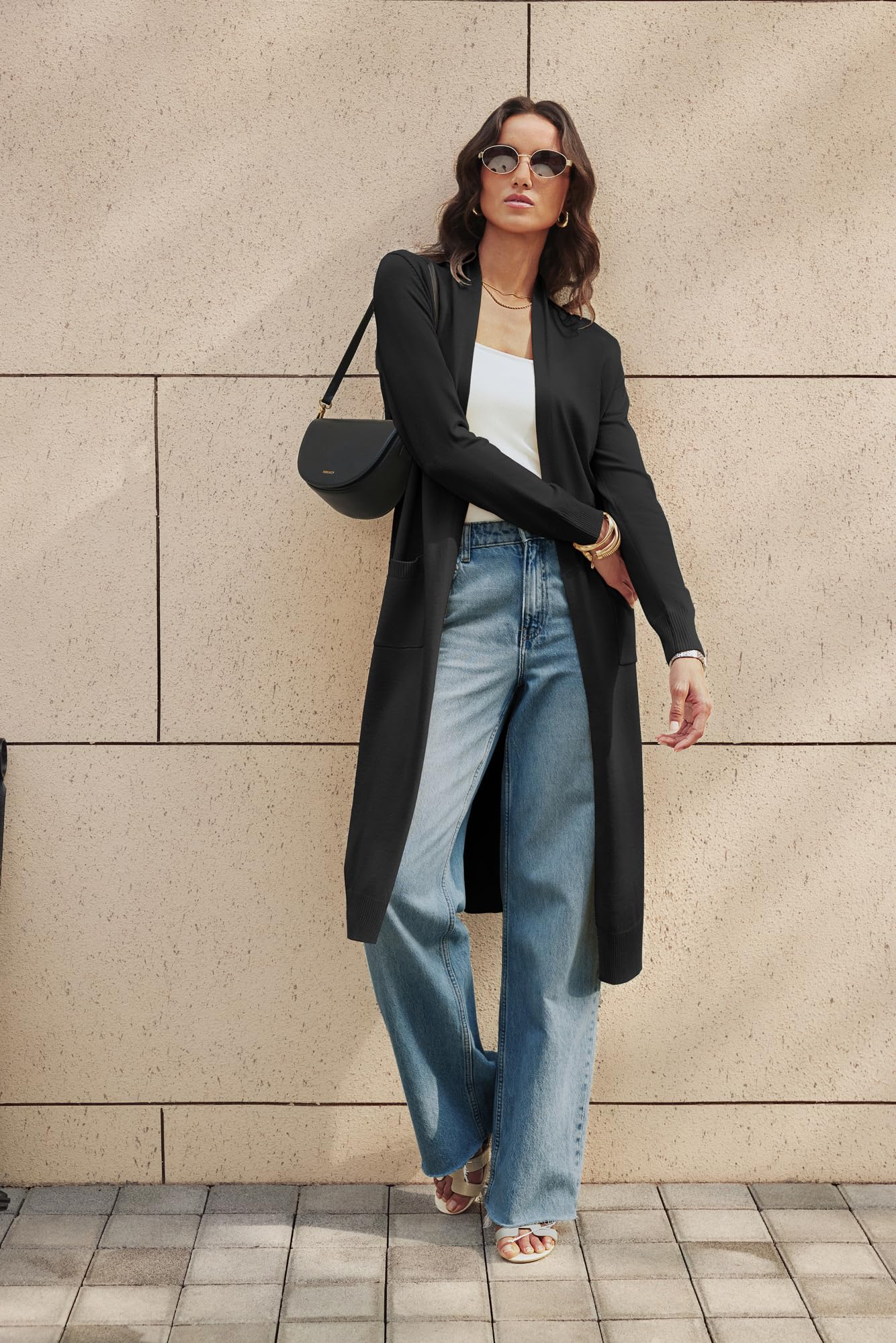 GRACE KARIN Cárdigan de Punto Manga Larga Mujer Elegantes y Casuales
