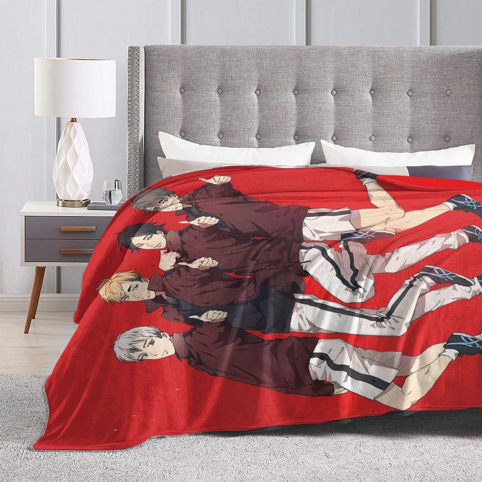 Amazon｜ハイキュー 稲荷崎 ブランケット フランネル 多機能フランネル