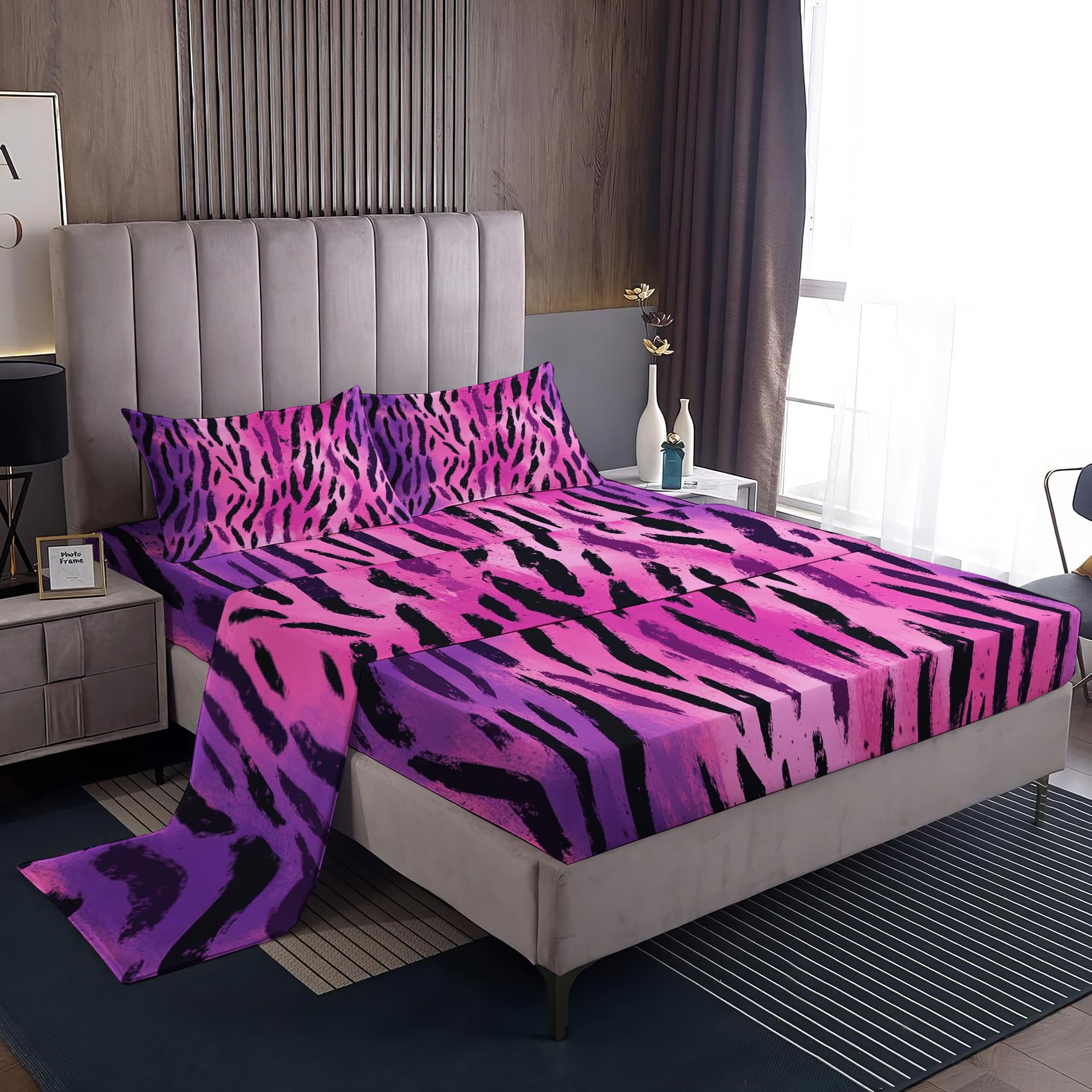 Amazon.com: zcwl Mcbling Sheets Queen Size, Y2K 2000S Hot Pink Bed