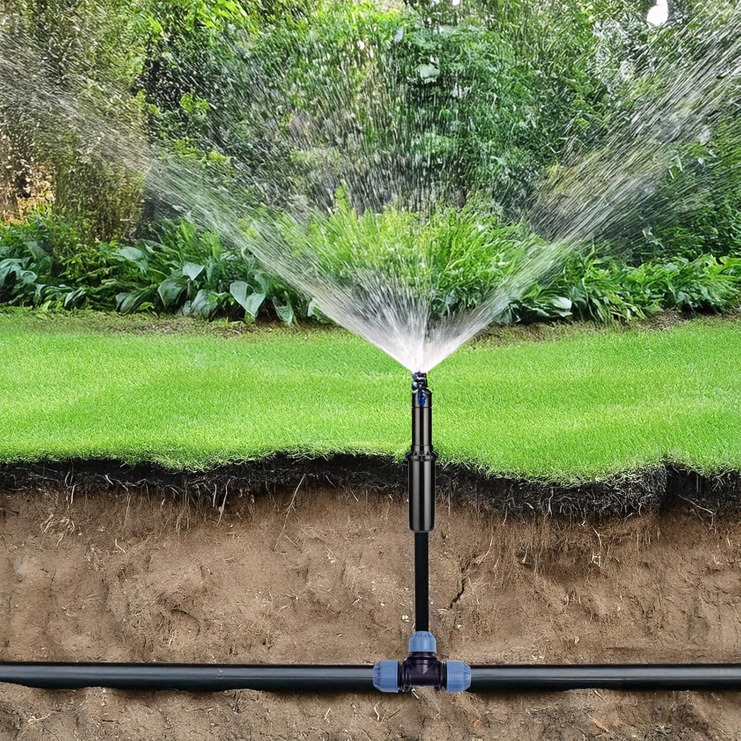 Verlegerohr Versorgungsleitung für Bewässerung Sprinklersystem PE-Rohr 100m/25mm von rg-vertrieb