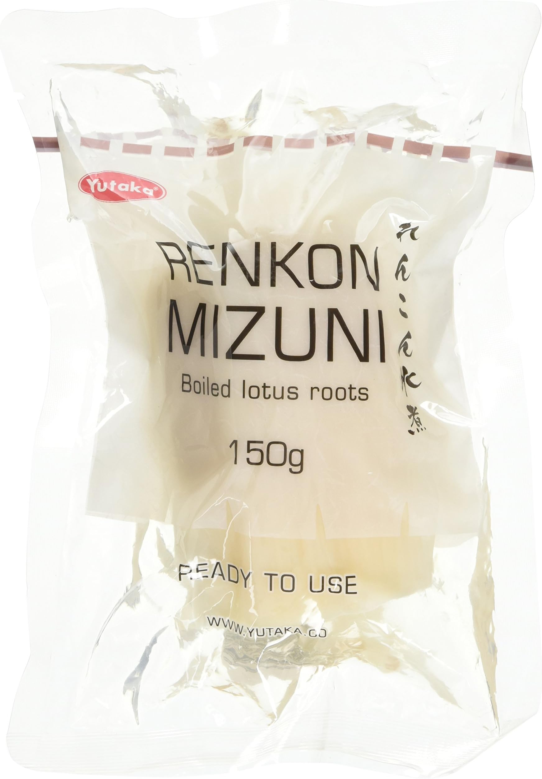 Mizuni Boiled Lotus Roots Renkon 150 g (Pack of 2)