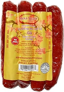 Best Cured Chicken Chinese Style Sausage (Lap Xuong Mai Quoi Chicken) (No MSG) - Made in USA Review 