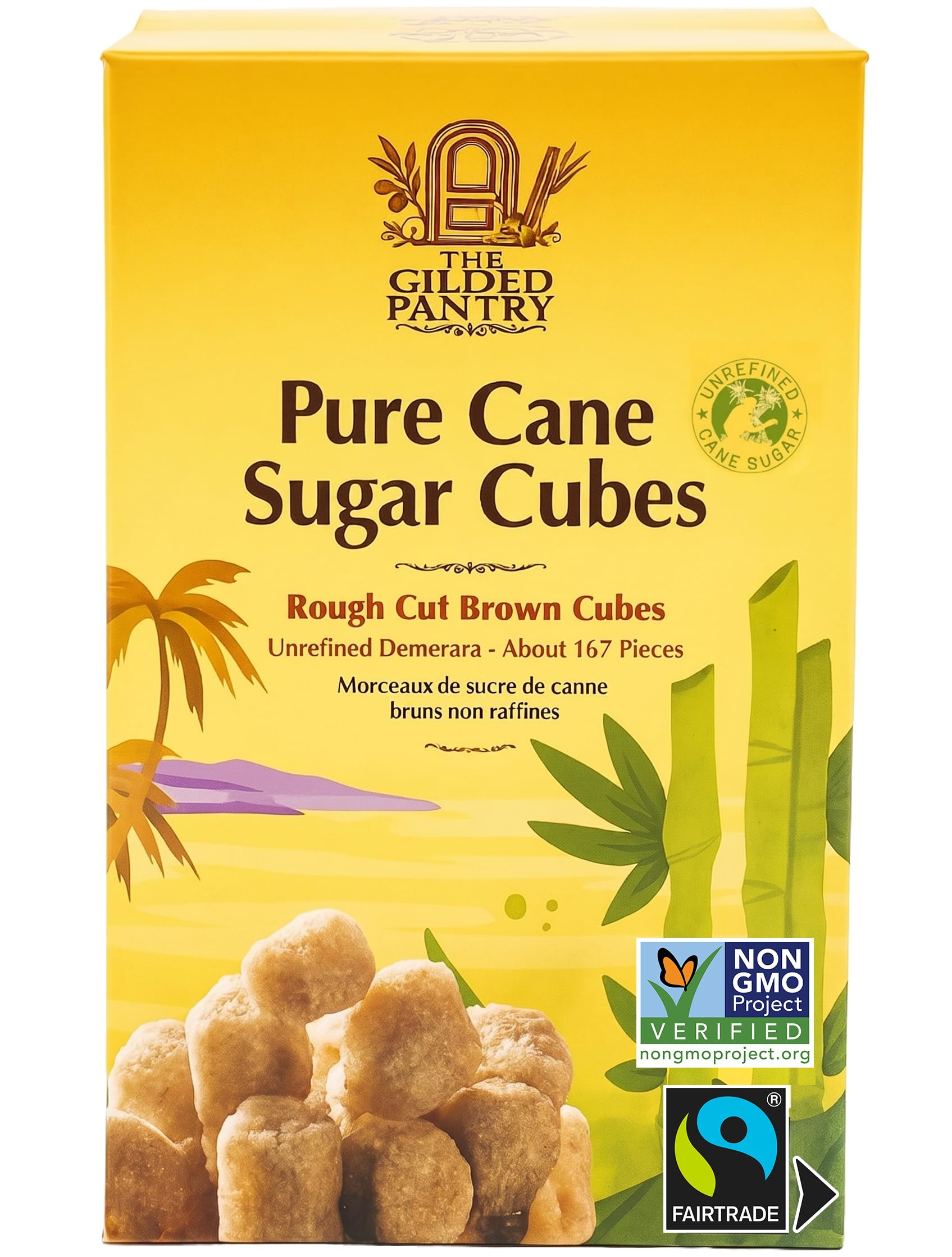 Amazon.com: The Gilded Pantry Fair Trade Demerara Brown Sugar