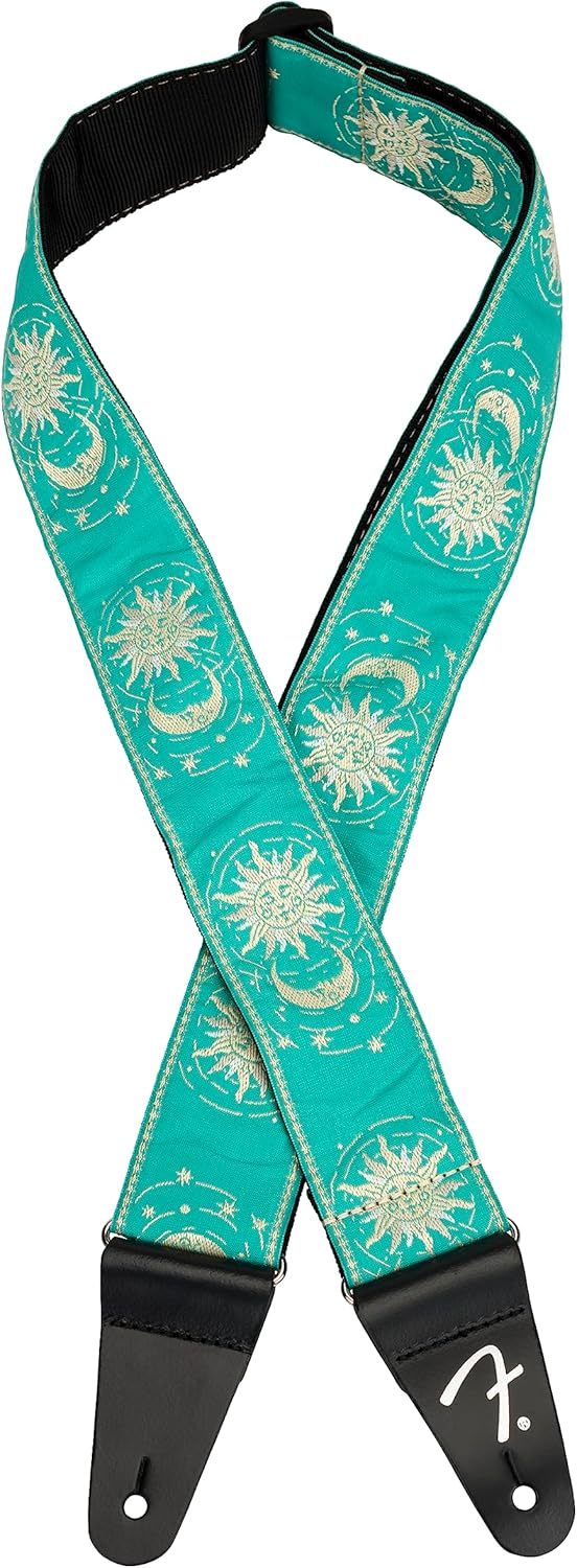 Fender American Vintage II Sun Strap, Guitar Accessories, Sea Foam Green
