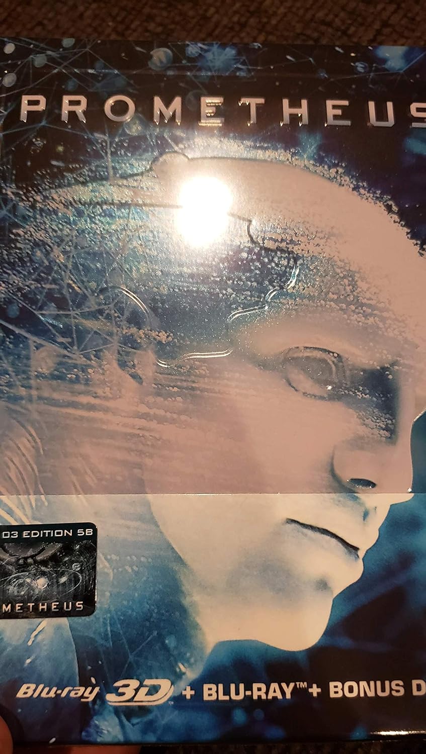 PROMETHEUS 3D Blu-ray Steelbook (FilmArena Region-Free Import; Embossed 3-disc Set)