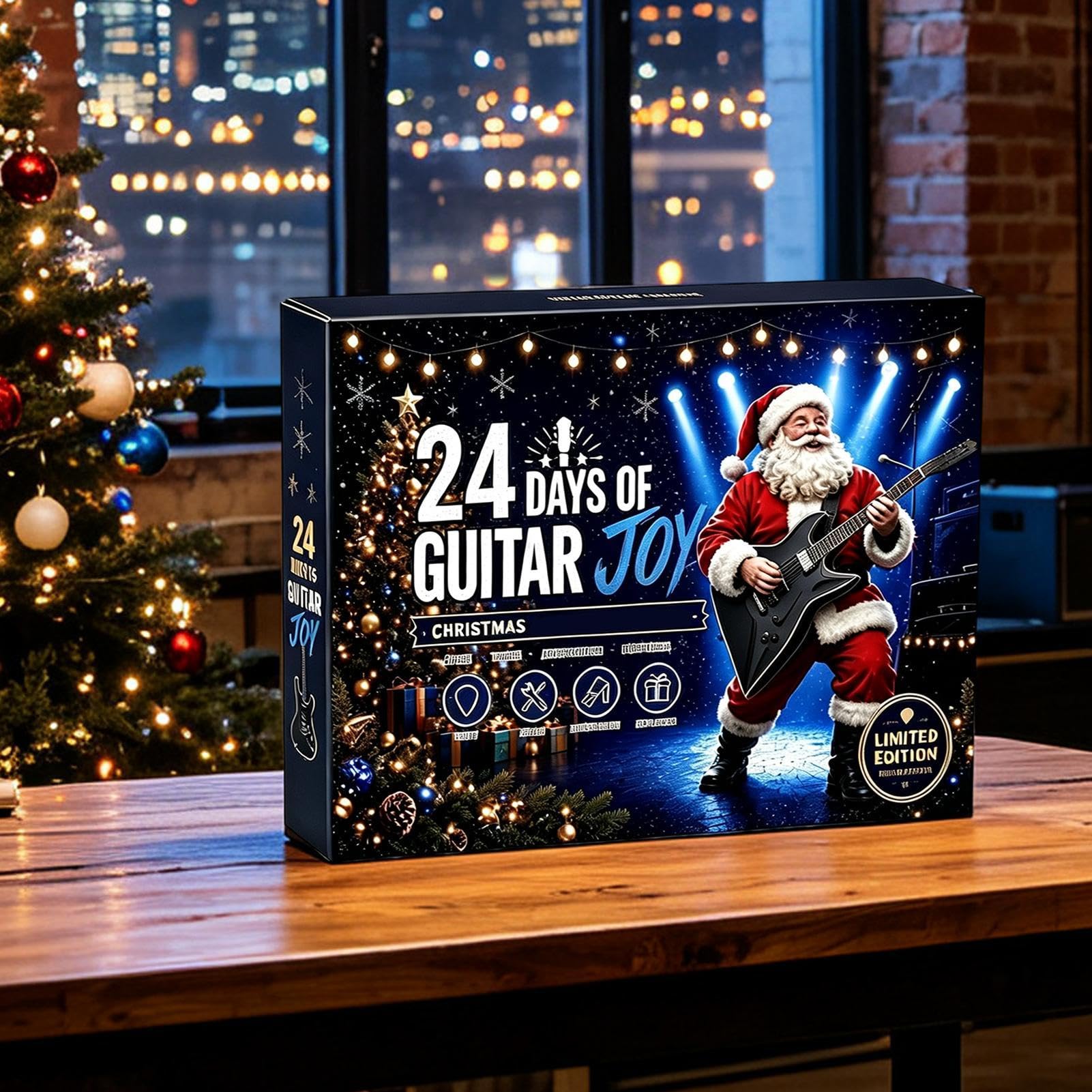 Calendario de cuenta atrás de Navidad Kit de 24 días con accesorios de