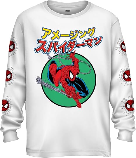Marvel Spider-Man 90's Japanese Kanji 