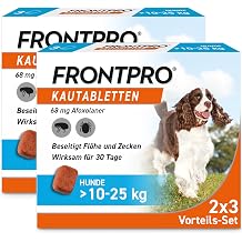 FRONTPRO Dog L Chewable Tablet Against Ticks and Fleas Dogs 10 to 25 kg