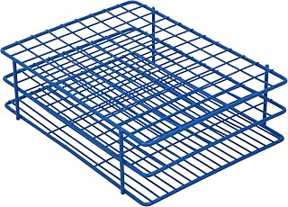 SP Bel-Art Poxygrid Test Tube Rack; For 10-13mm Tubes, 108 Places, Blue (F18753-0001) Made in USA