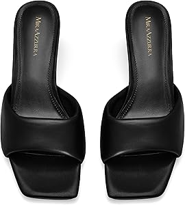 ☆*i様 Bit Square-Toe Mules バニラ 38 ☆*i様 Bit Square-