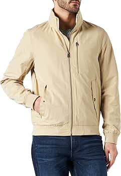 TOM TAILOR Herren Bomberjacke 1029789, 29116 - Field Rye Brown, L  