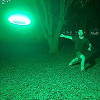 Vista 10 de TOSY Flying Disc - 108 RGB Multicolor or 36 Monocolor LEDs, Super Bright, Smart Modes, Easter Basket Stuffers Gift, Camping Toy for Kid/Teen/Adult