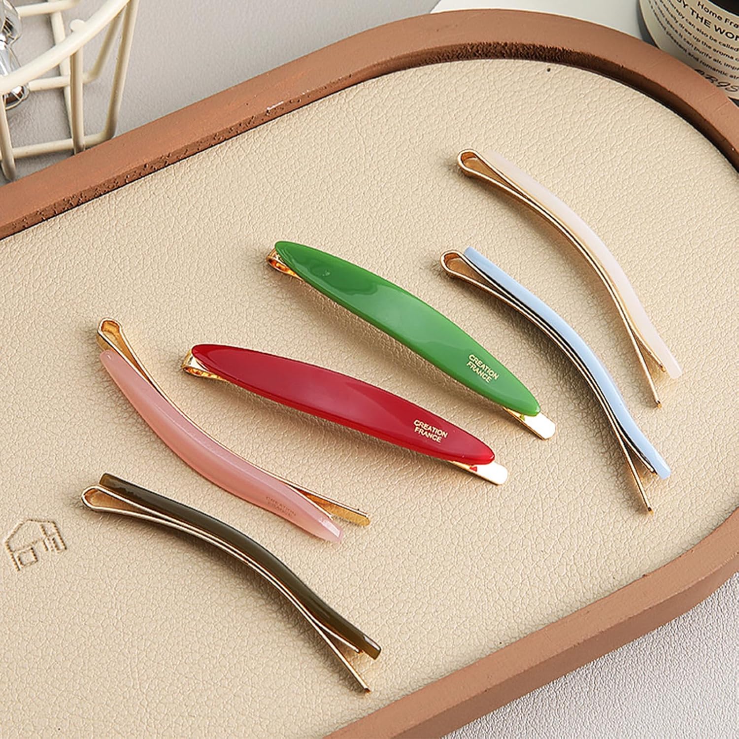 AGLOO 6 Pcs Hair Clips – Korean Style Snap Hair Barrettes for Women & Girls – Fashionable Acetate Hairpins and Accessories - Image 6