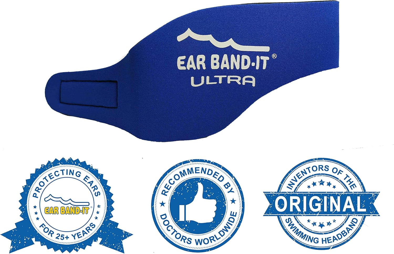 Ear BandIt Swimming Headband (Keep Water Out, Hold Earplugs in) Doctor