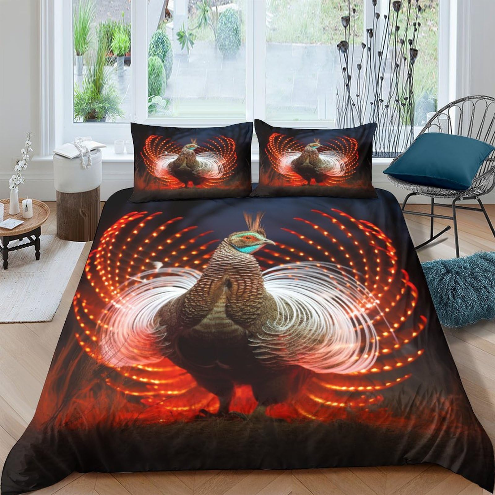 Housse de couette douillette pour des nuits sereines et un lit double toujours impeccable