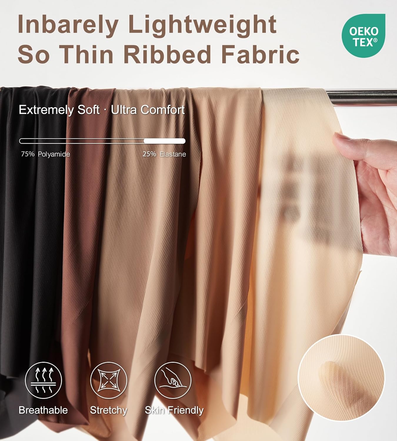 SHARICCA Womens Seamless Underwear No Show Hipster Panties Invisible Lightweight Nuage Bikinis Briefs Microfiber Pack - Image 6