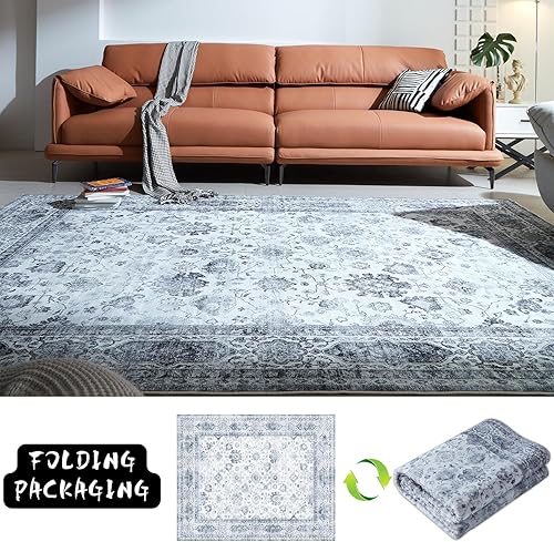 Miniatura 108 de Rugcomf Tapete para puerta interior, 2 x 3, lavable a máquina, tapete antideslizante de pelo bajo, para entrada, cocina, puerta principal, entrada