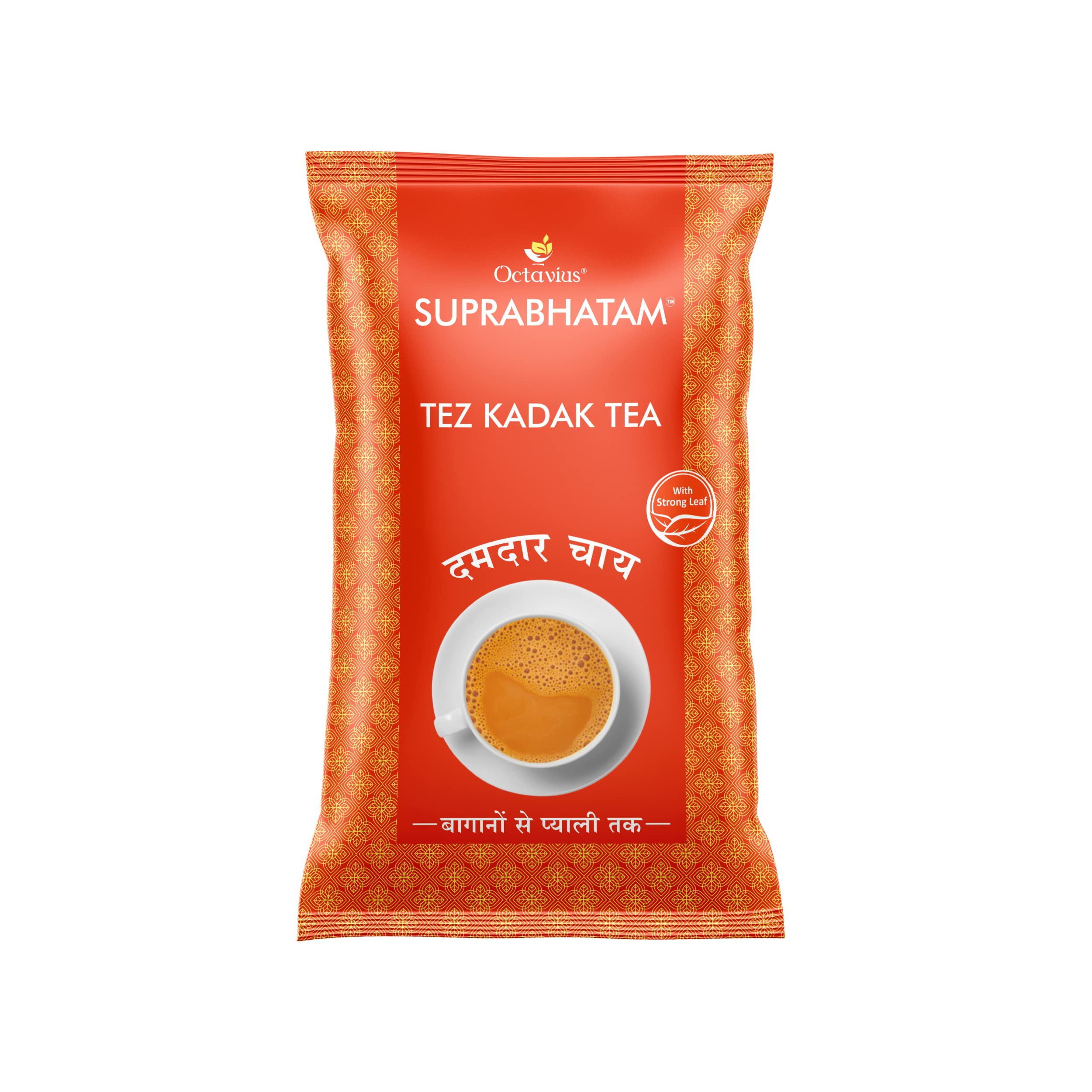 Suprabhatam Tez Dust Tea 1 Kg (500 Cups) | Black Tea | Extra Strong Assam Chai | T Powder | Chai Patti 1 Kg | Garden Fresh.