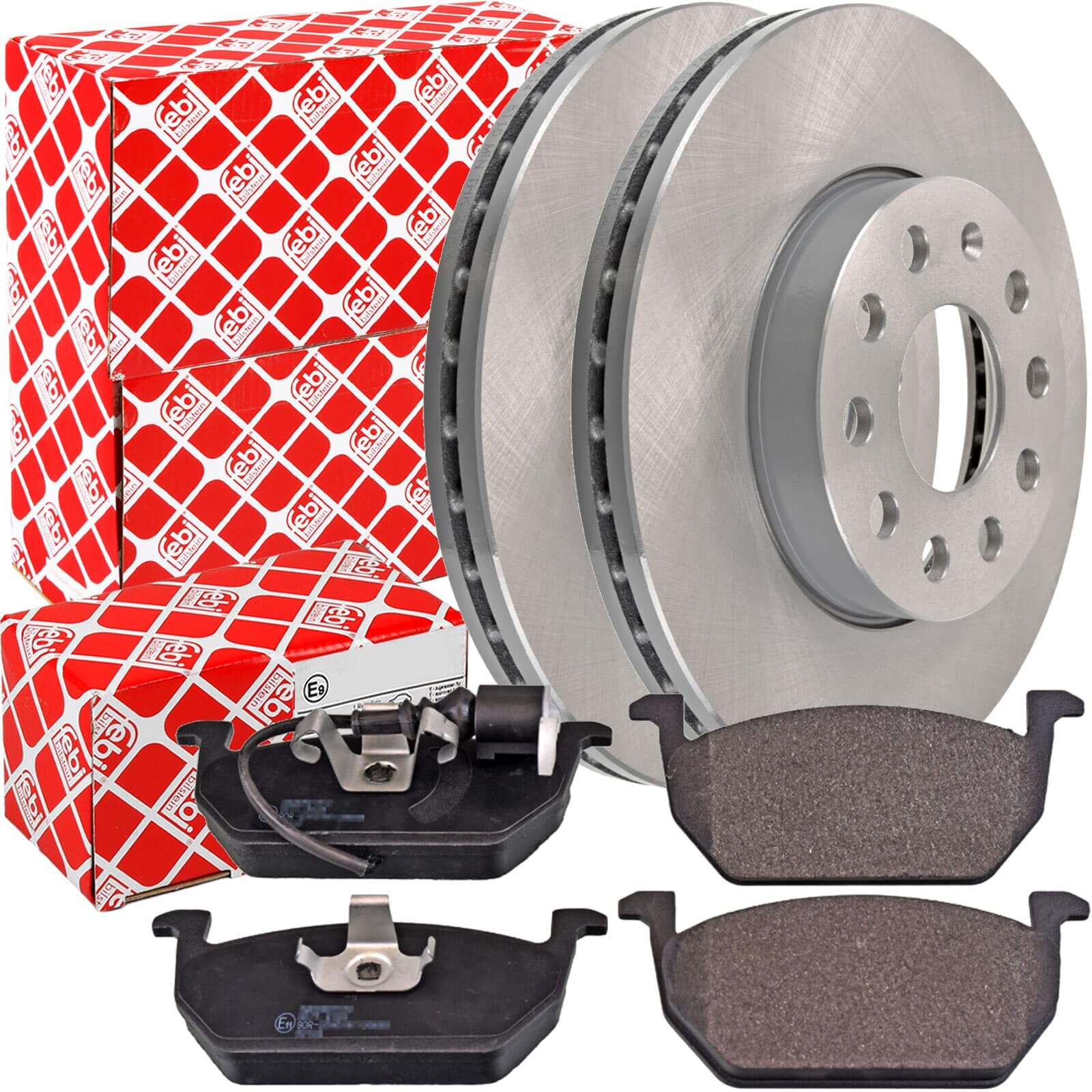 Febi Bremsscheiben 276mm + Beläge vorne | 104507+16913 passend für Golf 7 A3 8V Octavia