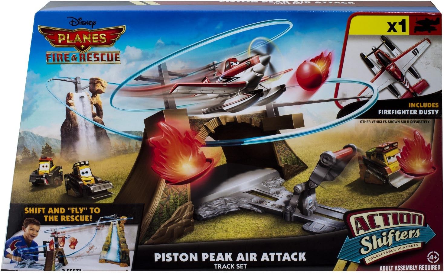 Disney Planes: Fire & Rescue Piston Peak Trackset by Mattel