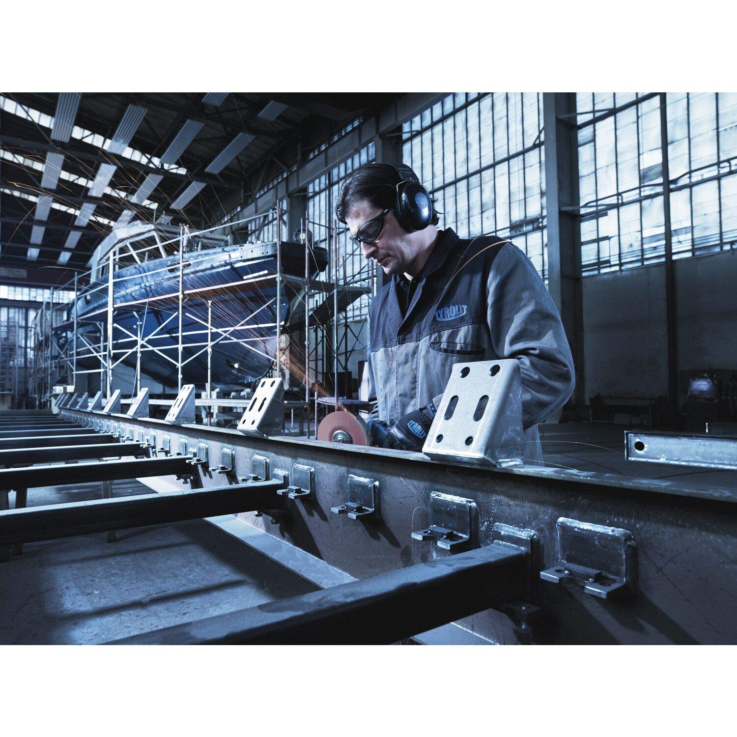 TYROLIT Fiberscheibe Cerabond X ø 125 x 22 mm Korn 36 für Metallschliff Inhalt: 25 Stück