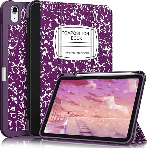 Miniatura 10 de Fintie SlimShell - Funda para iPad de 10.9 pulgadas de 10.9 pulgadas (versión 2022), cubierta trasera de TPU suave flexible con soporte para