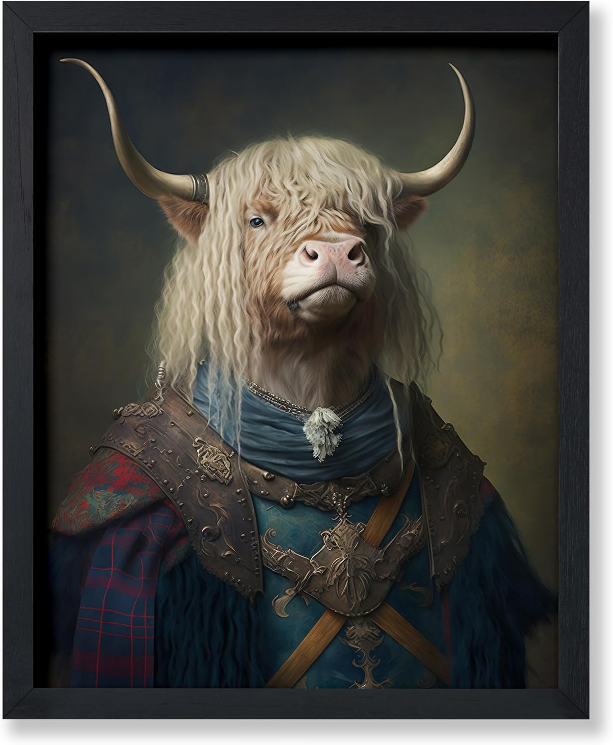 Amazon.com: Poster Master Aristocratic Cow Poster - Renaissance Print ...