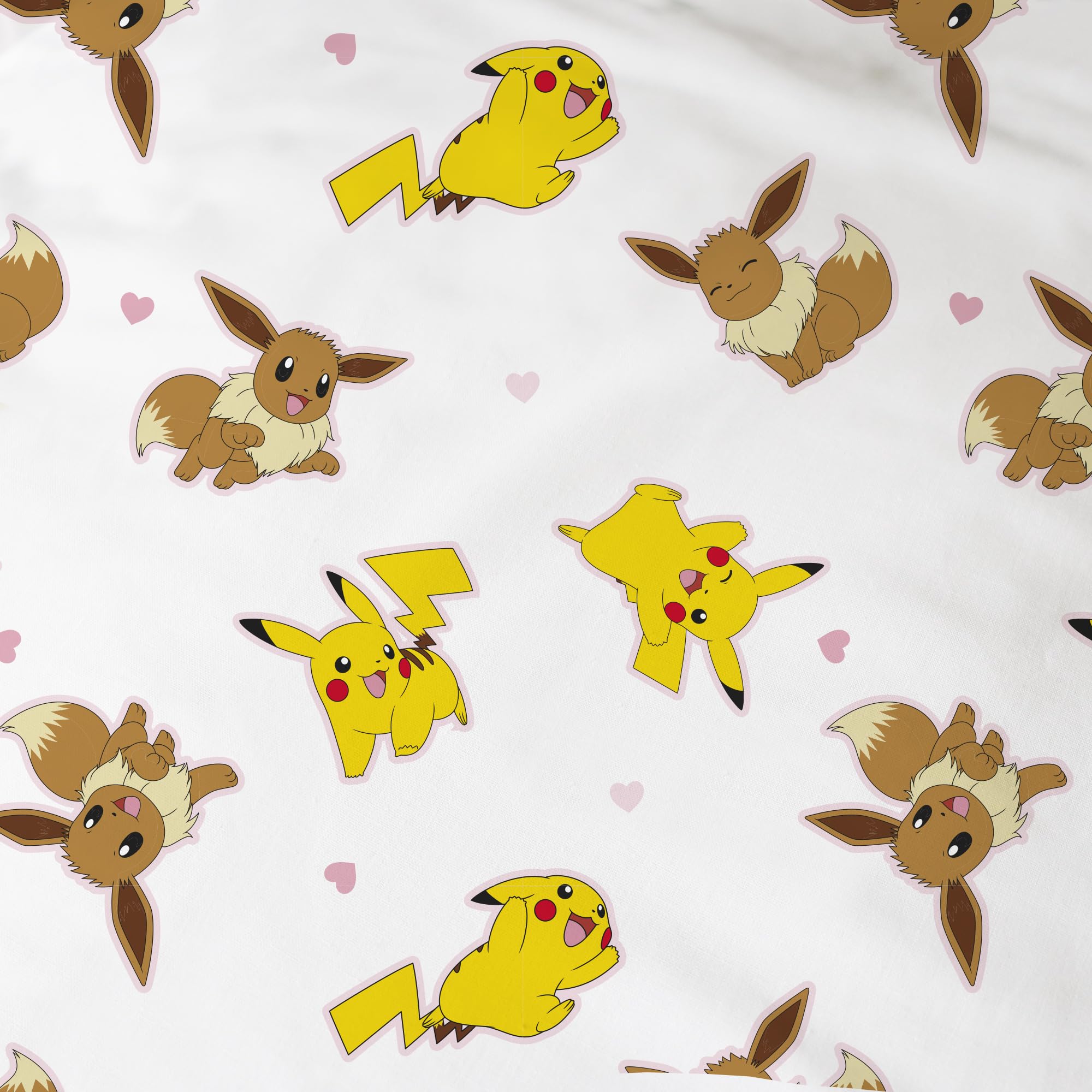 Parure de lit réversible - POKEMON - Pikachu et Starter 1G II - Microfibre - 1 housse de couette 140 x 200 cm 1 taie 63 x 63 cm - Maison