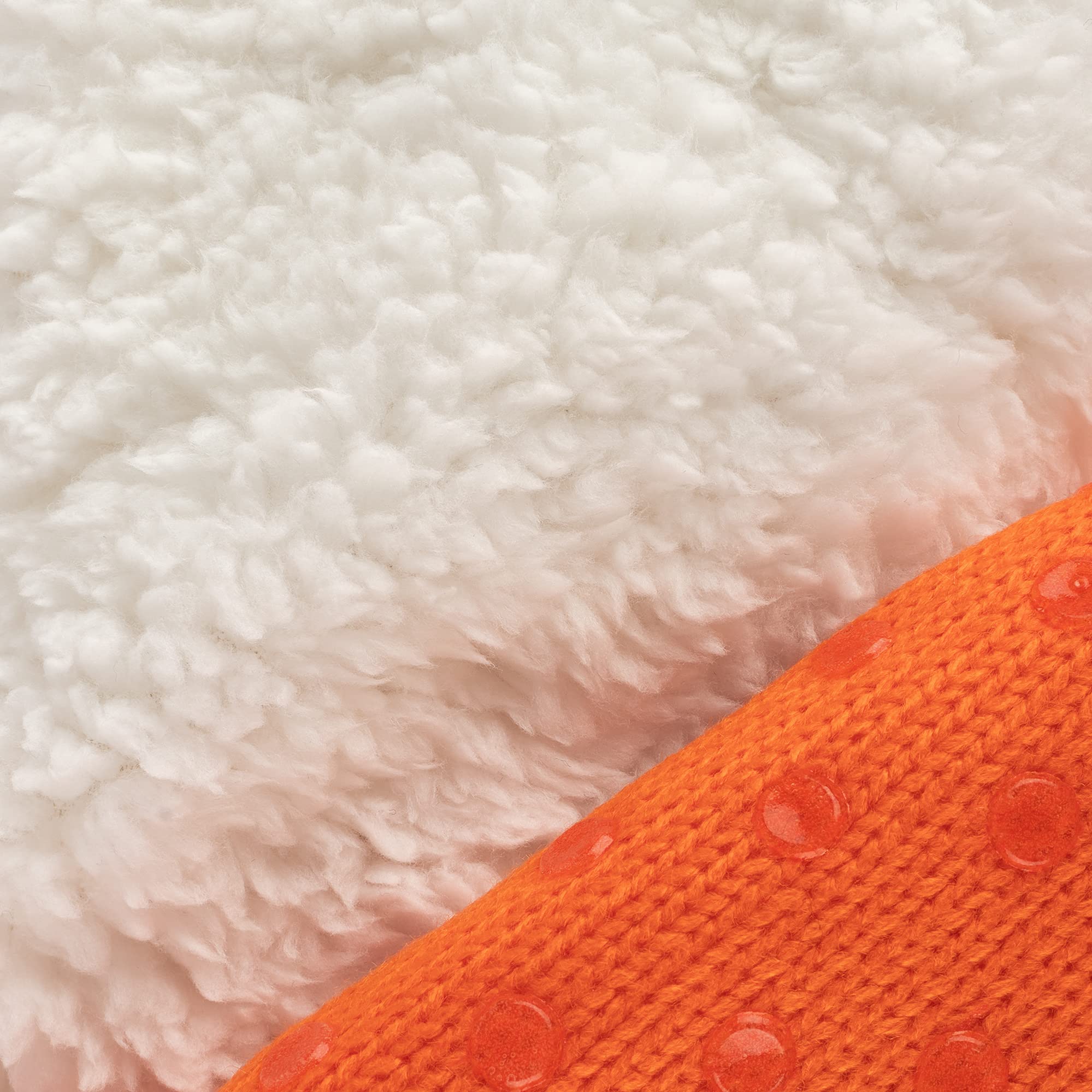 Bioworld Dragon Ball Z Chaussons confortables et moelleux pour enfants, Orange