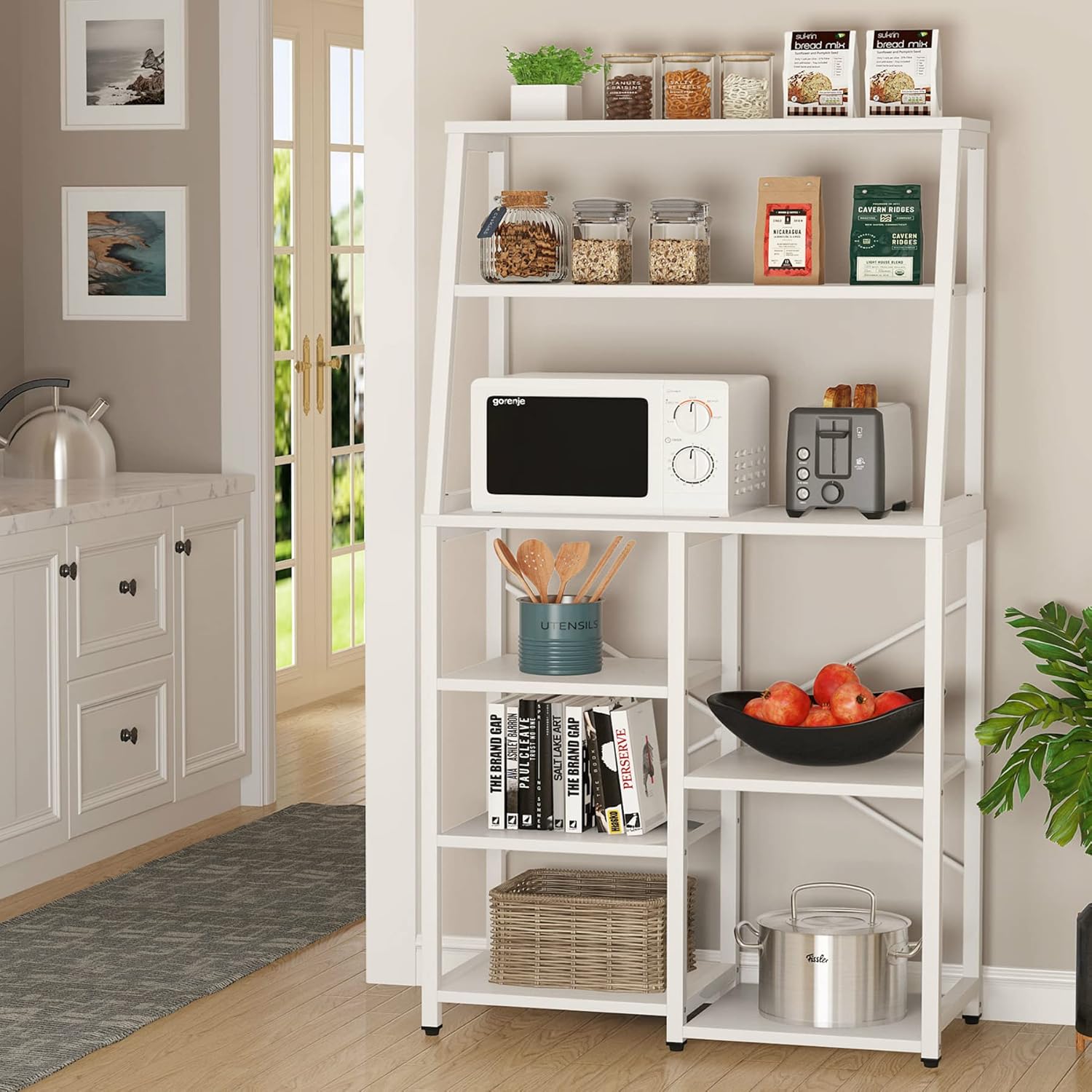 Buy Tribesigns 8Tier Industrial Baker's Rack with Storage Shelves