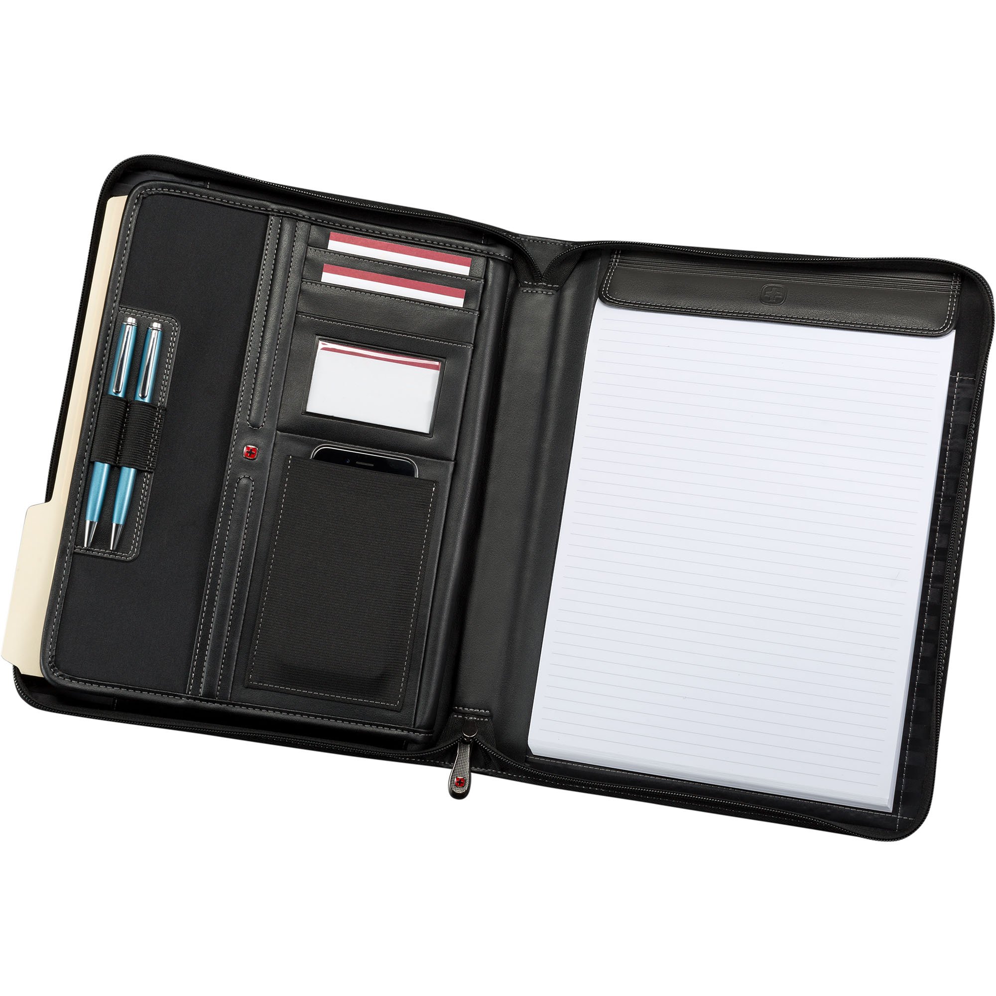 WENGER Luggage Concept Padfolio, mit Reißverschluss, Schwarz, Einheitsgröße