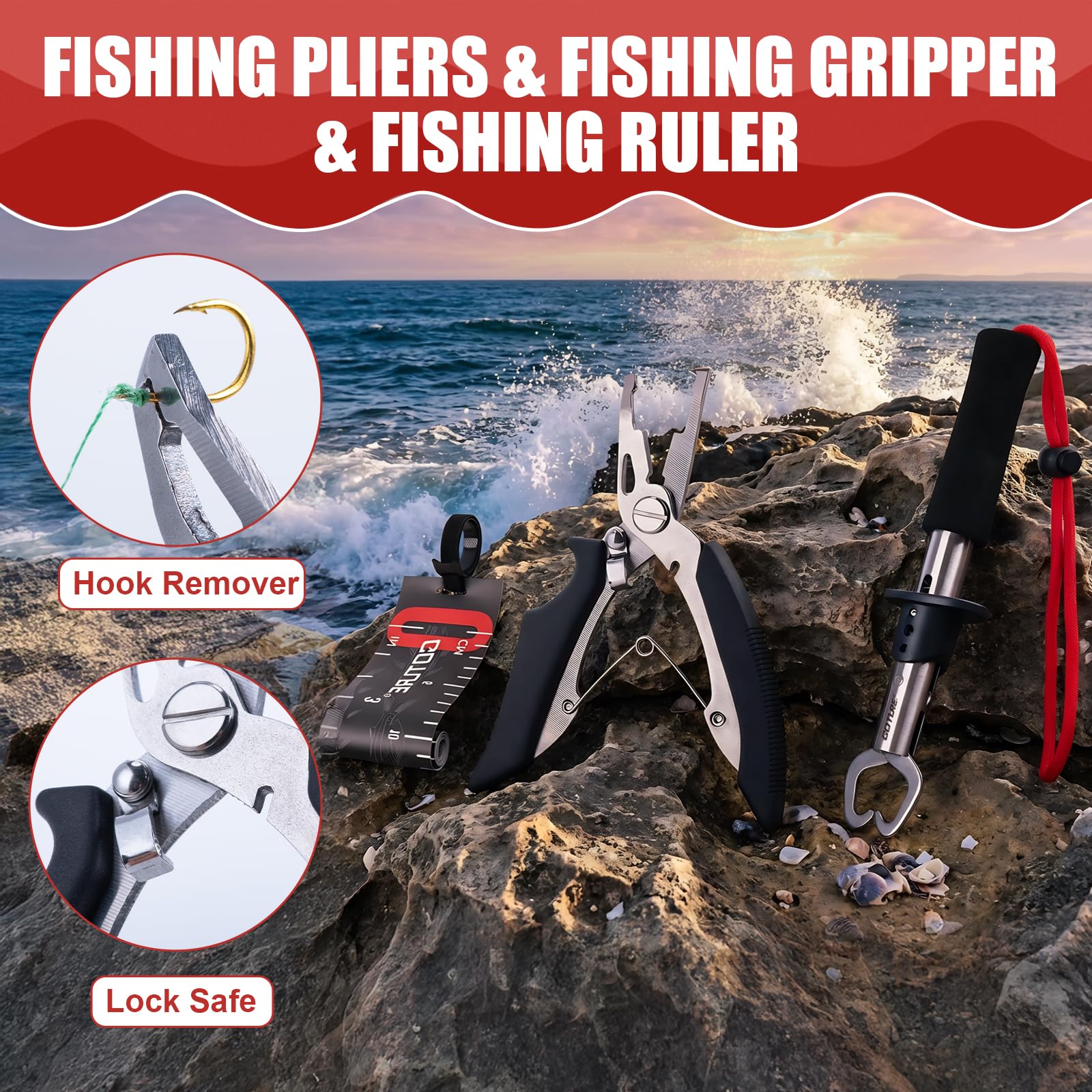 Goture Épuisette de Pêche Flottante avec Poignée, Manche Aluminium Télescopique ou Fixe. Filet Nylon Pliable Enduit PVC + Sac. Idéal Mouche, Kayak, Truite et Black-Bass