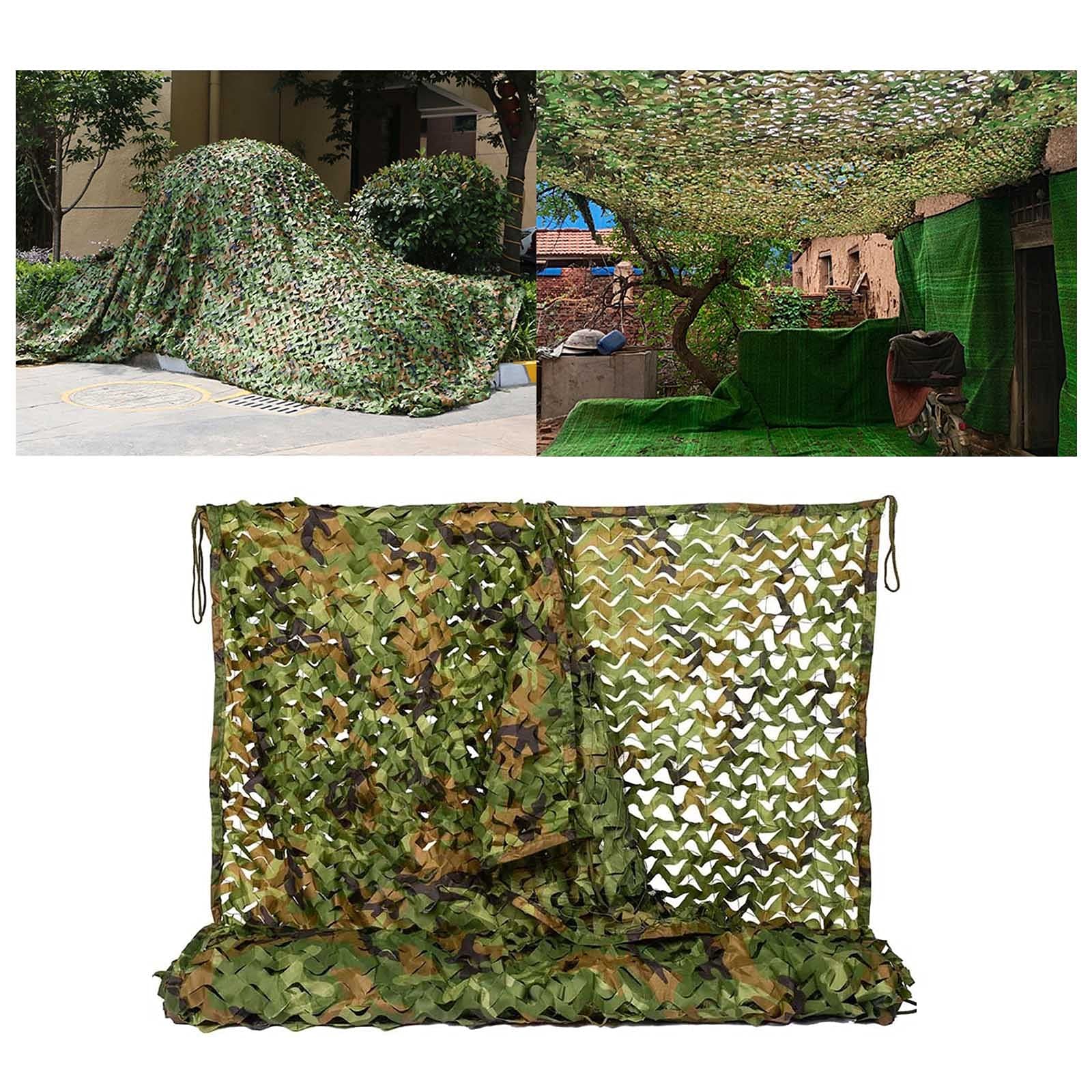 Rete Mimetica Militare In Tessuto Oxford - Dimensioni Personalizzabili (es. 4x8m), Per Campeggio, Caccia, Privacy
