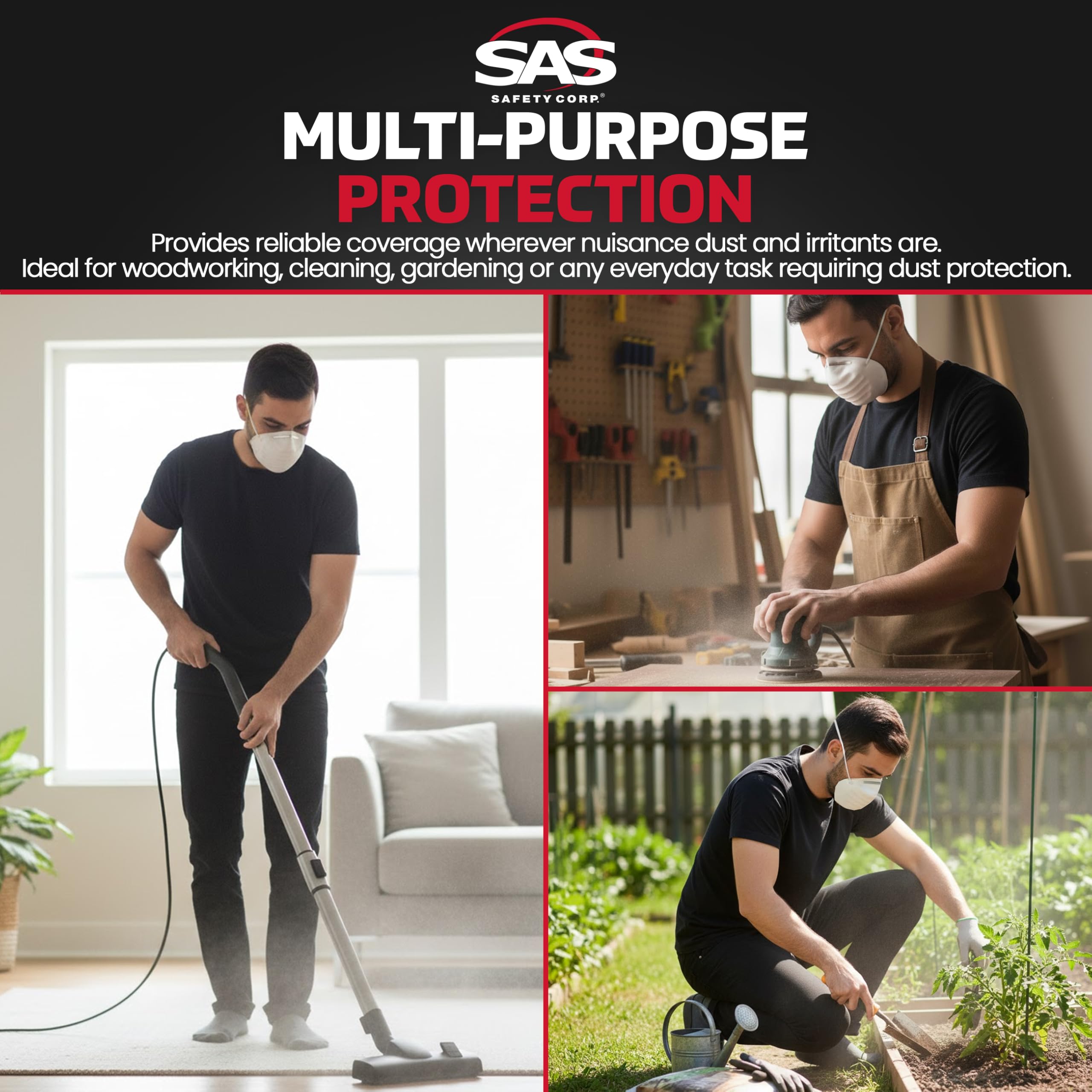 Sas Safety Corporation 2985 Nuisance Dust Mask 50 Count by SAS Safety Corporation