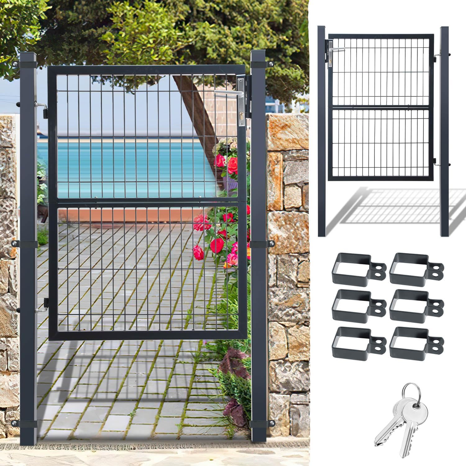 Chiudiporta A Molla Per Cancello Da Esterno - Foto 5